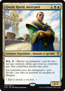 Gwafa Hazid, mercanti - Commander 2016