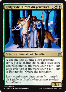 Ranger de l'Ordre du genévrier - Commander 2016