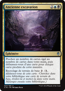 Ancienne excavation - Commander 2016