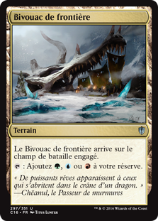 Bivouac de frontière - Commander 2016