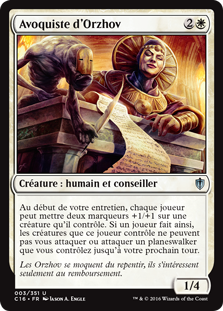 Avoquiste d'Orzhov - Commander 2016