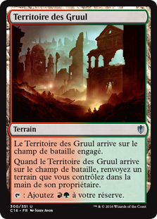 Territoire des Gruul - Commander 2016