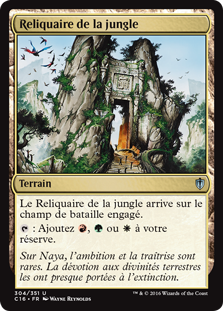 Reliquaire de la jungle - Commander 2016