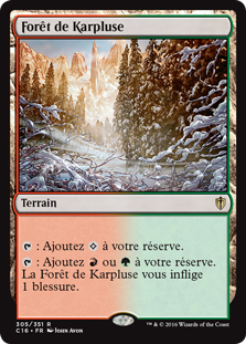 Forêt de Karpluse - Commander 2016