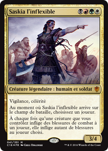 Saskia l'inflexible - Commander 2016
