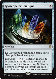 Géoscope prismatique - Commander 2016