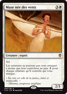 Muse née des vents - Commander 2016