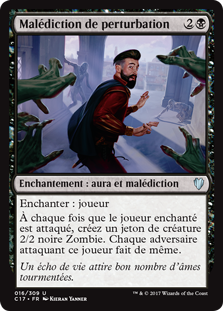 Malédiction de perturbation - Commander 2017