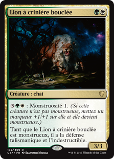 Lion à crinière bouclée - Commander 2017