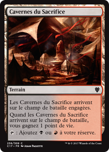 Cavernes du Sacrifice - Commander 2017