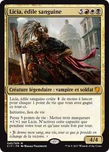 Licia, édile sanguine - Commander 2017