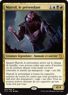 Mairsil, le prétendant - Commander 2017