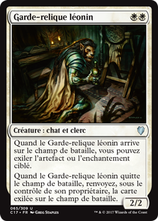 Garde-relique léonin - Commander 2017