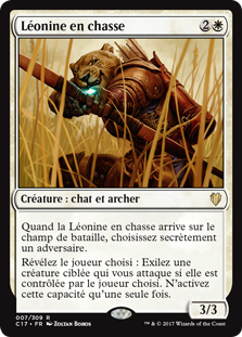 Léonine en chasse - Commander 2017