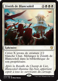 Zénith de Blancsoleil - Commander 2017