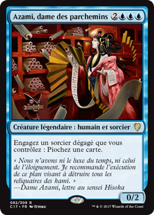 Azami, dame des parchemins - Commander 2017