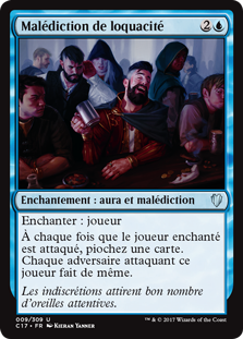 Malédiction de loquacité - Commander 2017