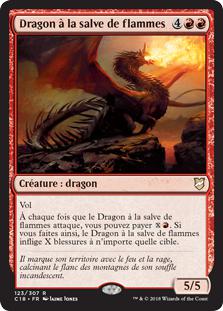 Dragon à la salve de flammes - Commander 2018