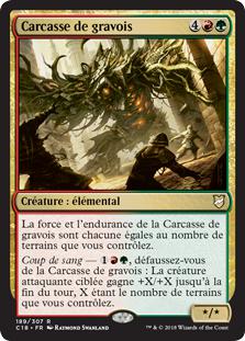 Carcasse de gravois - Commander 2018