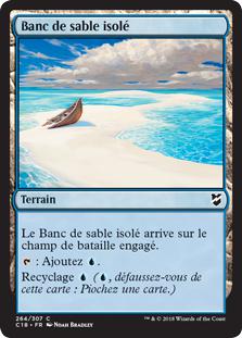 Banc de sable isolé - Commander 2018