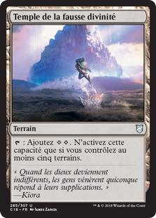 Temple de la fausse divinité - Commander 2018