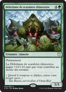 Déferlante de scarabées rhinocéros - Commander 2018