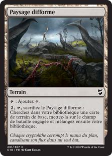 Paysage difforme - Commander 2018