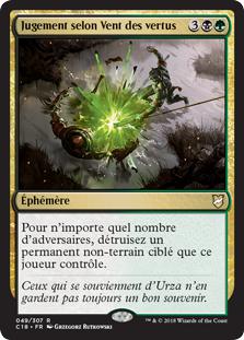 Jugement selon Vent des vertus - Commander 2018