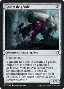 Golem de géode - Commander 2018