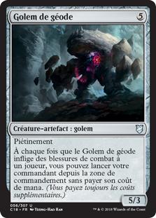 Golem de géode - Commander 2018