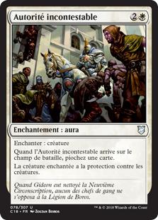 Autorité incontestable - Commander 2018