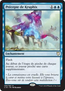 Précepte de Kruphix - Commander 2018