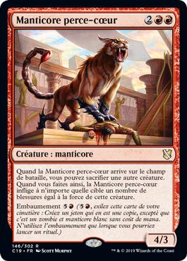 Manticore perce-cœur - Commander 2019