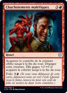 Chuchotements maléfiques - Commander 2019