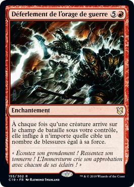 Déferlement de l'orage de guerre - Commander 2019