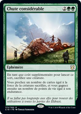 Chute considérable - Commander 2019
