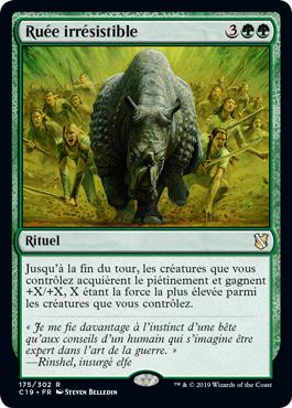 Ruée irrésistible - Commander 2019