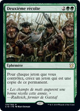 Deuxième récolte - Commander 2019