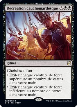 Décréation cauchemardesque - Commander 2019