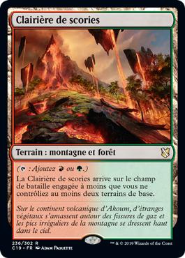 Clairière de scories - Commander 2019