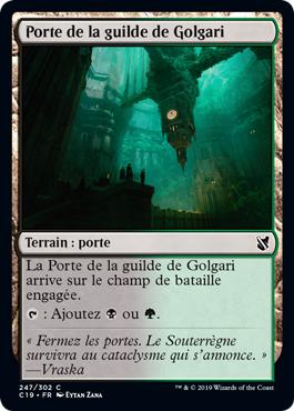 Porte de la guilde de Golgari - Commander 2019