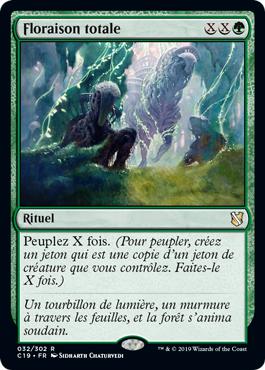 Floraison totale - Commander 2019