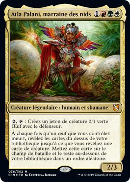 Atla Palani, marraine des nids - Commander 2019