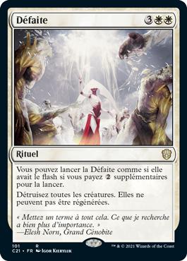 Défaite - Commander 2021