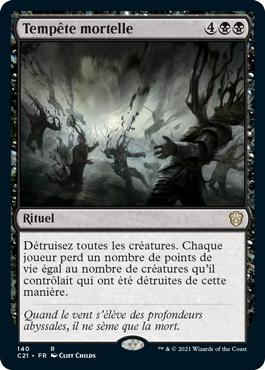 Tempête mortelle - Commander 2021