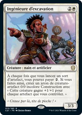 Ingénieure d'excavation - Commander 2021