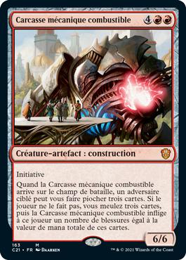 Carcasse mécanique combustible - Commander 2021