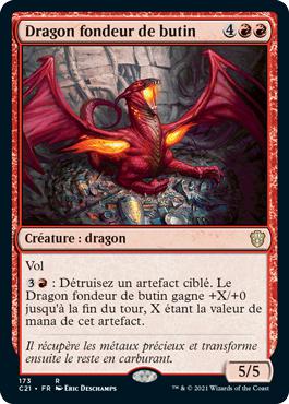 Dragon fondeur de butin - Commander 2021