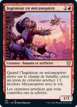 Ingénieur en mécanoptère - Commander 2021