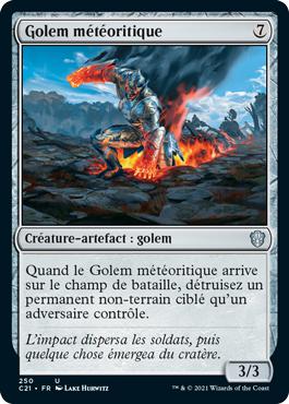 Golem météoritique - Commander 2021